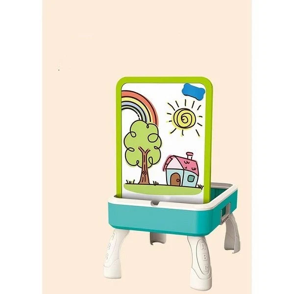 2-in-1 Blocks & Drawing Table – Building Blocks Activity Table for Kids - Image 5