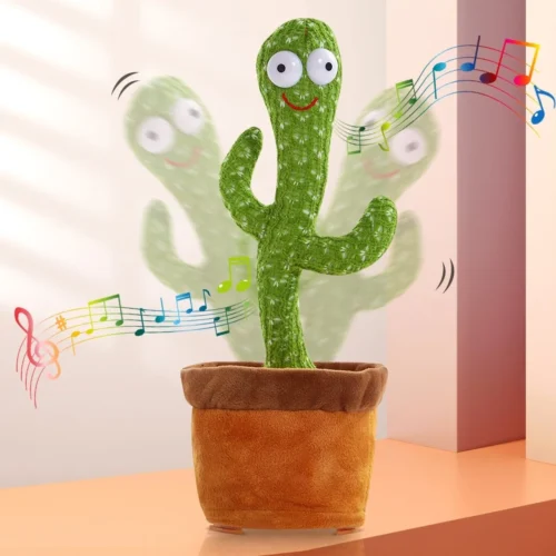 Dancing Cactus Toy | Singing Talking Rechargeable Plush