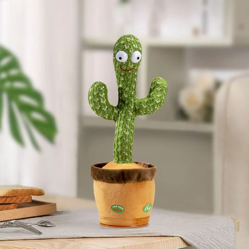 Dancing Cactus Toy | Singing Talking Rechargeable Plush - Image 5